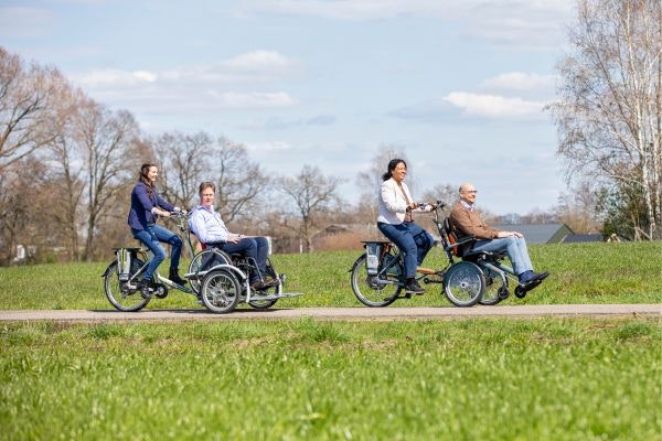 Rollfiets kaufen Van Raam OPair und Veloplus