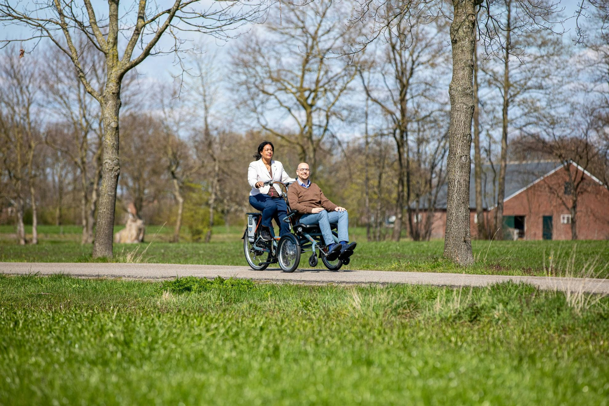 Rollfiets mit elektro kaufen Das OPair Van Raam